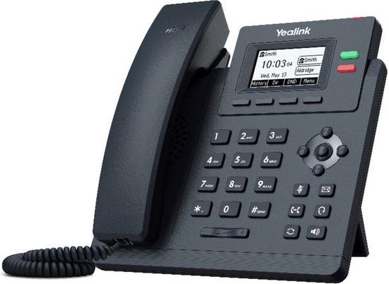 Yealink SIP-T31P IP Phone - Grijs - LCD - Antwoordapparaat