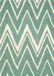 Safavieh Cambridge Collectie CAM711 Vloerkleed, Hand Getuft, Wol, Teal & Ivoor, 91 x 152 cm