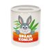 tirelire enfant avec impression de lapin - céramique - tirelires lapin