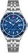 SWISS MILITARY HANOWA FLAGSHIP ELEMENTS WATER SMWGH0006701 Blauw Stalen Herenhorloge 10 ATM