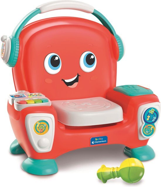 Clementoni Baby Interactieve Zing, Speel en Dans stoel, 12-36 maanden - 17731