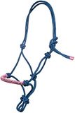 HKM Western Strass Westers Halster Azuur/Roze Pony