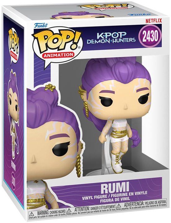 Funko Pop! Animation KPop Demon Hunters Rumi Vinyl Figure