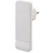 Bachmann CEE 7/7 geaarde stroomstekker | haaks (plat) met hendel | wit