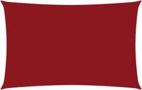 vidaXL Zonnescherm rechthoekig 2x5 m oxford stof rood