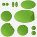 Reparatie Patches voor Donsjas, Tent, 11 Stuks, Waterdicht, Neongroen