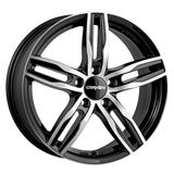 CARMANI 14 Paul black polish 6,5x16 ET42 5.00x112 hub bore 57.10 mm - aluminium velgen