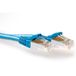 ACT Blauwe 2 meter SFTP CAT6A patchkabel snagless met RJ45 connectoren