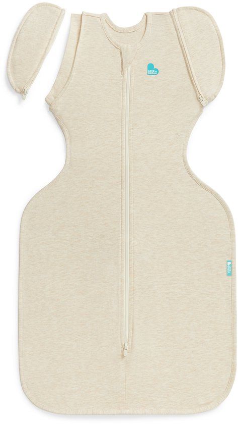 Love to Dream™ Babyslaapzak Swaddle Up™ - Inbakeren afbouwen - Baby 3-6 maanden - 6-8.5 kg - All Season - Oatmeal
