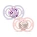 MAM Perfect fopspeen voor baby's vanaf 16 maanden, mat roze, 2 stuks