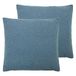 furn. Malham Twin Pack Polyester Gevulde Kussens, Wedgewood, 50 x 50cm