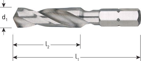Rotec HSS-G boorbit, 1/4'', Ø10,0 x 38 / 54