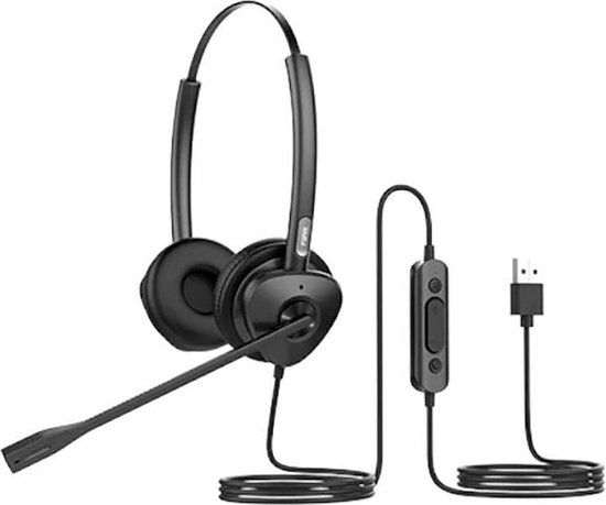 Fanvil HT302-U Doppelkopfhörer, USB-Anschluss, ENC