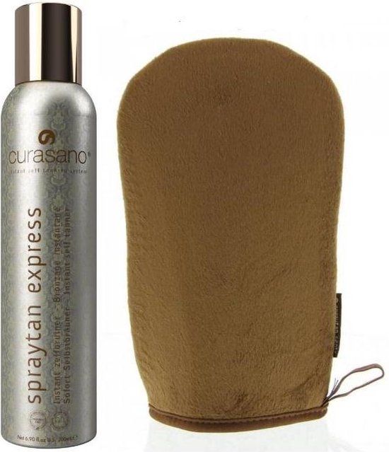 Curasano Spraytan Express Tanning Spray 50ml + Handschoen