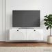 Maison Exclusive - Meuble TV Mural Montage Mural Blanc Brillant 98 x 31 x 30 cm