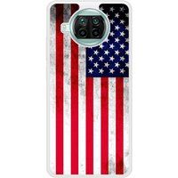 Xiaomi Mi 10T Drapeau usa Verstevigd hoesje met sublimatie bedrukking