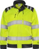 Fristads High vis Green jack klasse 3 4067 GPLU - Hi-Vis geel/zwart - M
