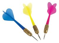 Bodyline Set van drie plastic dartpijlen met een gewicht van 10 gram, stalen punt
