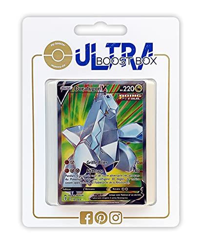 my-booster Duralugon V (Duraludon V) 197/192 Single Strike Full Art - Ultraboost X Epée et Bouclier 7 Évolution Céleste - Doos met 10 Franse Pokemon kaarten