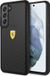 Ferrari Samsung Galaxy S22 Backcase hoesje - Effen Zwart - Carbon