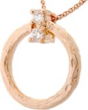 Orphelia ZH-7129/RG - Ketting met hanger, 925 zilver, rosékleurig, zirkonia, 45 cm