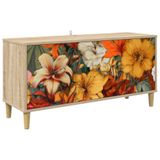 vidaXL Meuble TV GENNEP 102 x 33 x 50 cm Sonoma Bois d'ingénierie