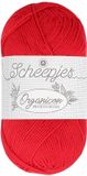 Scheepjes Organicon 50 gram - 244 Red Rose