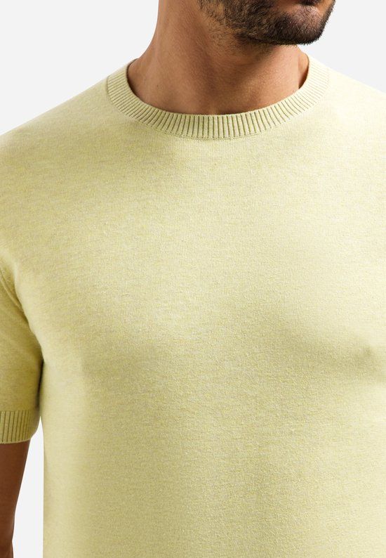 No Excess Gebreid T-shirt Geel S