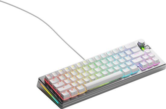 Glorious Gaming GMMK 3 PRO 65% Prebuilt Toetsenbord Zilver QWERTY Amerikaans Engels