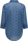 JDY JDYTALLIE 3/4 LONG SHIRT WVN NOOS Dames Blouse Vintage Indigo Katoen M