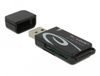 DeLOCK 91602 Lecteur de carte mémoire USB 2.0 Noir