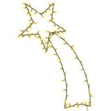 VidaXL Kerstverlichting vallende ster silhouet 115 leds warm wit