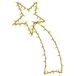 VidaXL Kerstverlichting vallende ster silhouet 115 leds warm wit