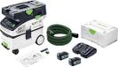 Festool CTLC MIDI I-Basic unité d'aspiration sans fil 36 V (2x 18 V) classe de poussière L + 2x batterie 5,0 Ah + chargeur double + Systainer