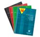 Clairefontaine 3669C Pak met 10 Geniete Notitieboekjes - A5 14,8x21 cm - 64 Pagina's met Afscheurbare Kantlijn - 110 g Groen Registerpapier - Omslag Gecoat Karton - Willekeurige Kleuren