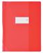 OXFORD 25 notitieboekjes, 17 x 22 cm, Strong Line PVC, transparant, 15/100, rood