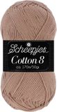 Scheepjes Cotton 8 50g - 659 Bruin