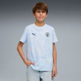 PUMA Manchester City FtblCulture T-shirt met all-over-print voor Heren, Blauw, Maat 13-14Y