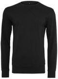 Build Your Brand Lichtgewicht crew Sweatshirt Black maat L