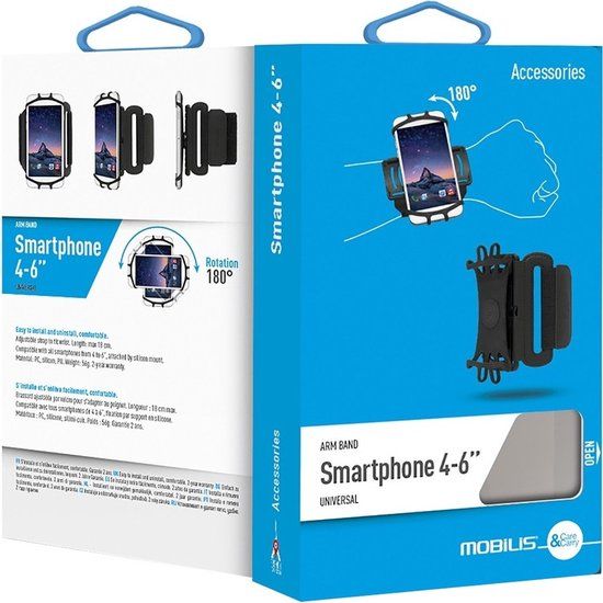 Merkloos Mobilis Telefoonhoes Armband