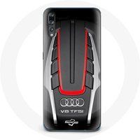 Audi Etui voor Huawei P20 Pro S8 Logo rood Maniacase