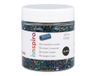 INNSPIRO Glasrotsen mini glinsterend blauw metallic diameter 2 x 2 mm 100 g