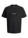 Jack & Jones Jornorrebro Emb Tee Ss Crew Neck Noos T-shirt voor heren (1 stuk), zwart., M