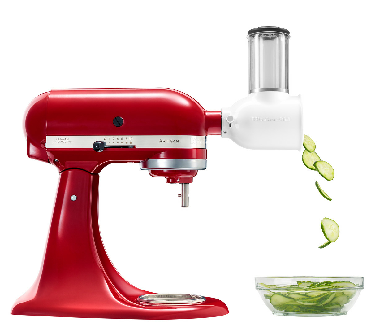 KitchenAid 5KSM125EER Keukenmachine - Rood