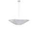 Forestier Suspension Nebulis L, 2 lampes, 100 cm, blanche