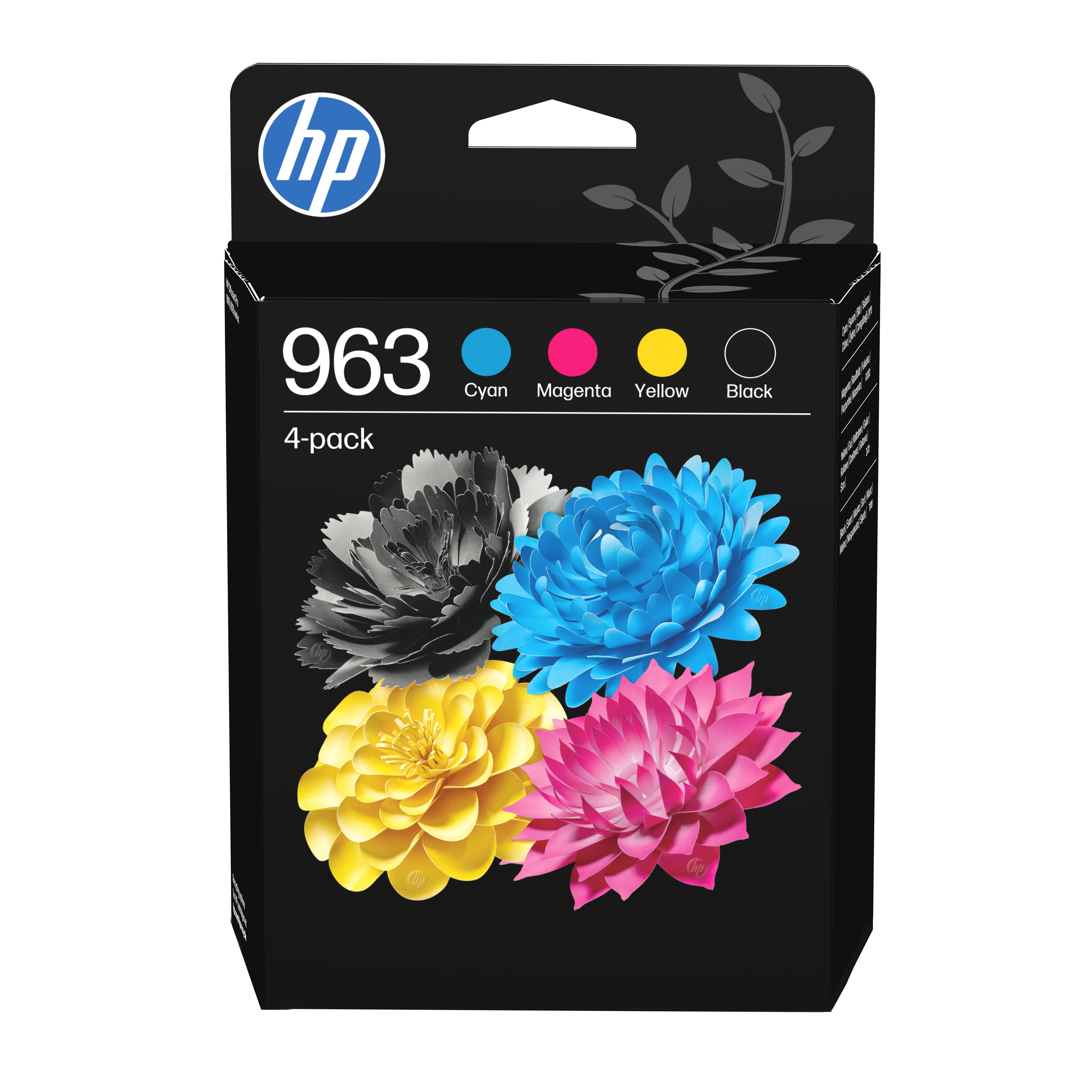 HP 963 Inktcartridge - Zwart, Cyaan, Magenta & Geel - 4-pack