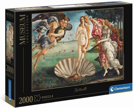 Clementoni Puzzel 2000 Stukjes Botticelli: De Geboorte van Venus