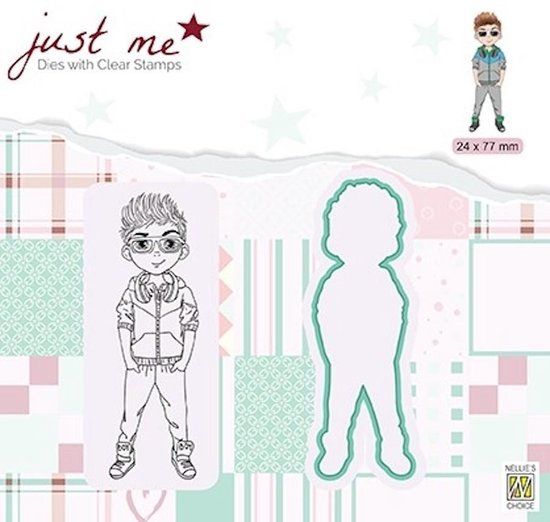 Nellie's Choice JMSD006 teenage boy snijmal met stempel