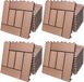 Casaria WPC Terrasplanken - Set van 44 Mozaïek 30x30cm - Terracotta