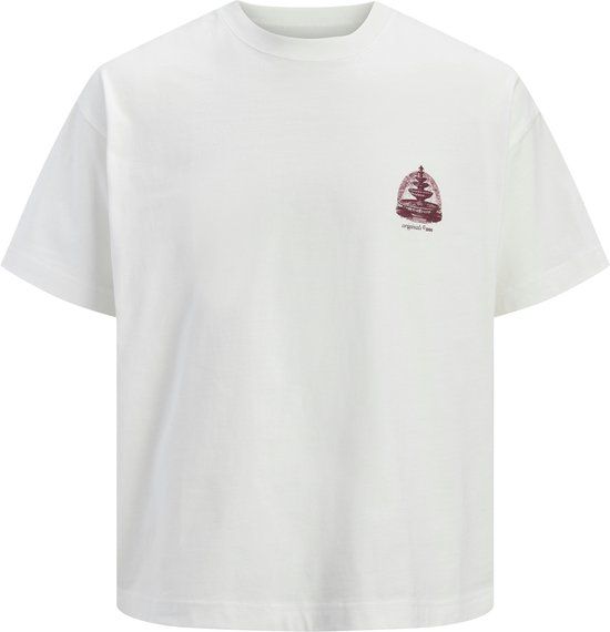 JACK&JONES JORMAINE BACK TEE SS CREW NECK SN T-shirt Heren L Cloud Dancer